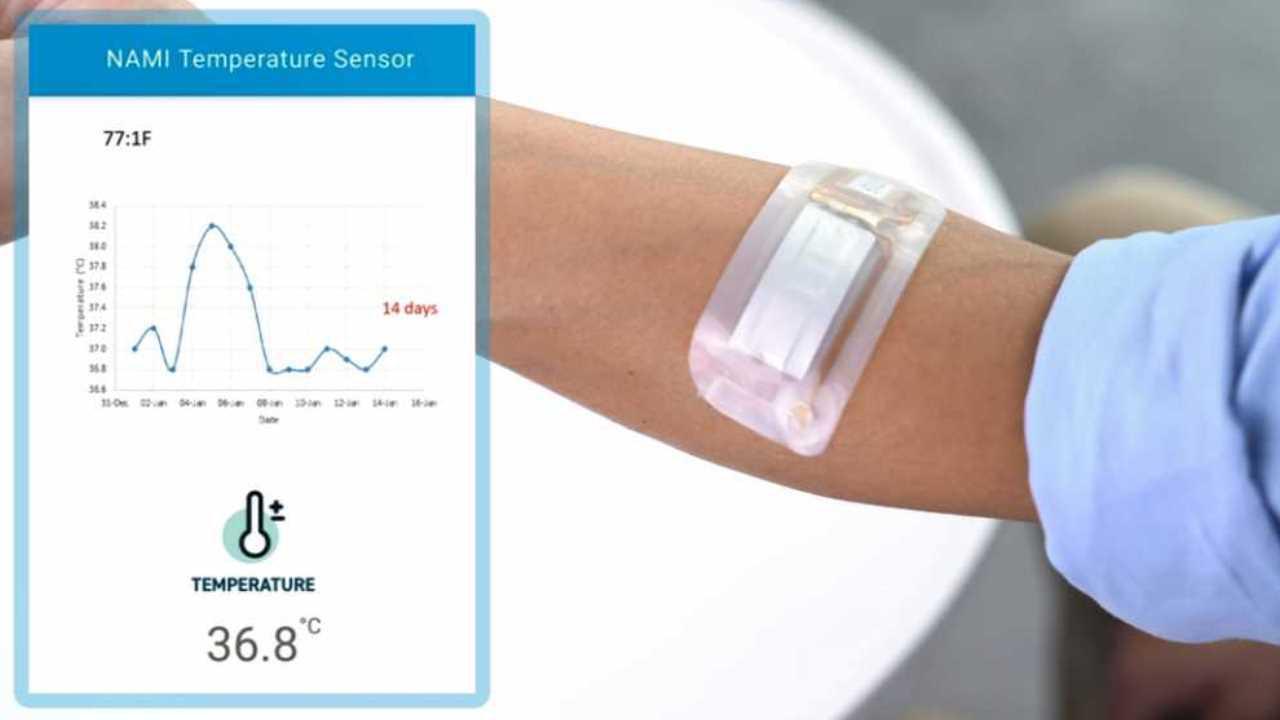 Flexible IoT Temperature Patch for Healthcare Application